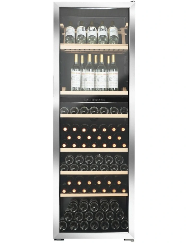 268 Bottle Dual Zone Wine Cabinet in Stainless Steel image 1