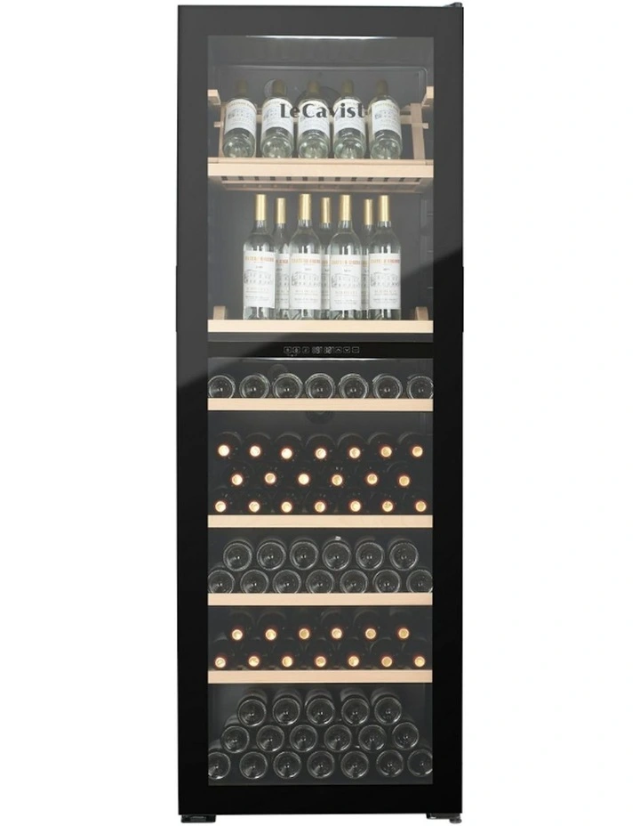 268 Bottle Dual Zone Wine Cabinet in Black image 1