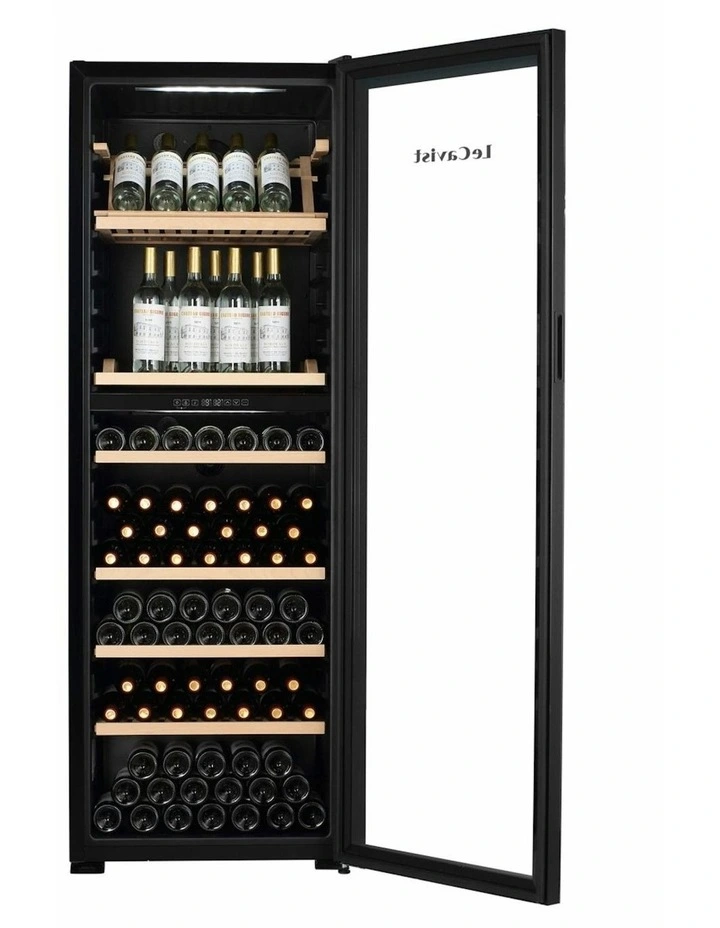 268 Bottle Dual Zone Wine Cabinet in Black image 4