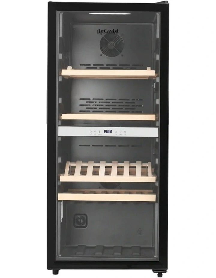 Wine Cabinet Fridge 105 Bottle Dual Zone Freestanding in Black image 4