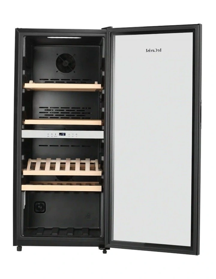 Wine Cabinet Fridge 105 Bottle Dual Zone Freestanding in Black image 5