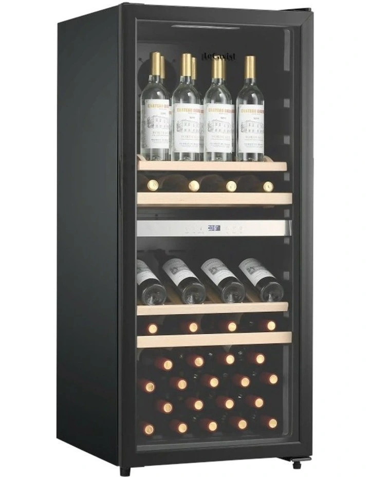 105 Bottle Dual Zone Wine Cabinet in Black image 7