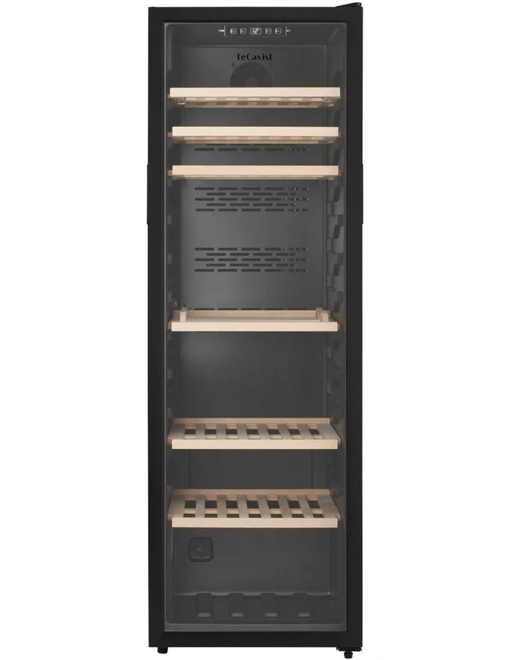 Wine Cabinet Fridge 168 Bottle Single Zone Freestanding in Black image 7