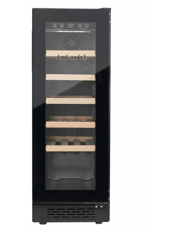 Built-In 20 Bottle Wine Cabinet in Black image 3