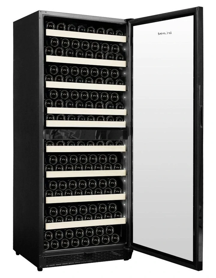 Built-in 303 Bottle Dual Zone Wine Cabinet in Black image 5