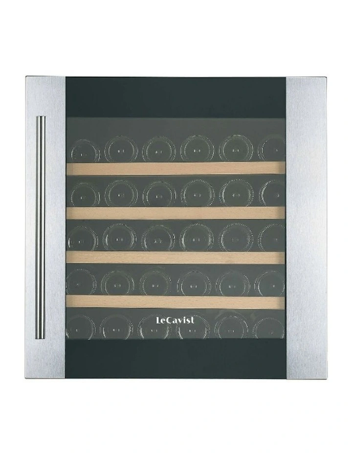 Wine Cabinet Fridge 36 Bottle Single Zone Built-in in Stainless Steel image 1