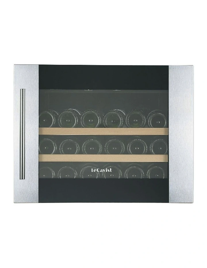 Wine Cabinet Built-In 28 Bottle in Stainless Steel image 1