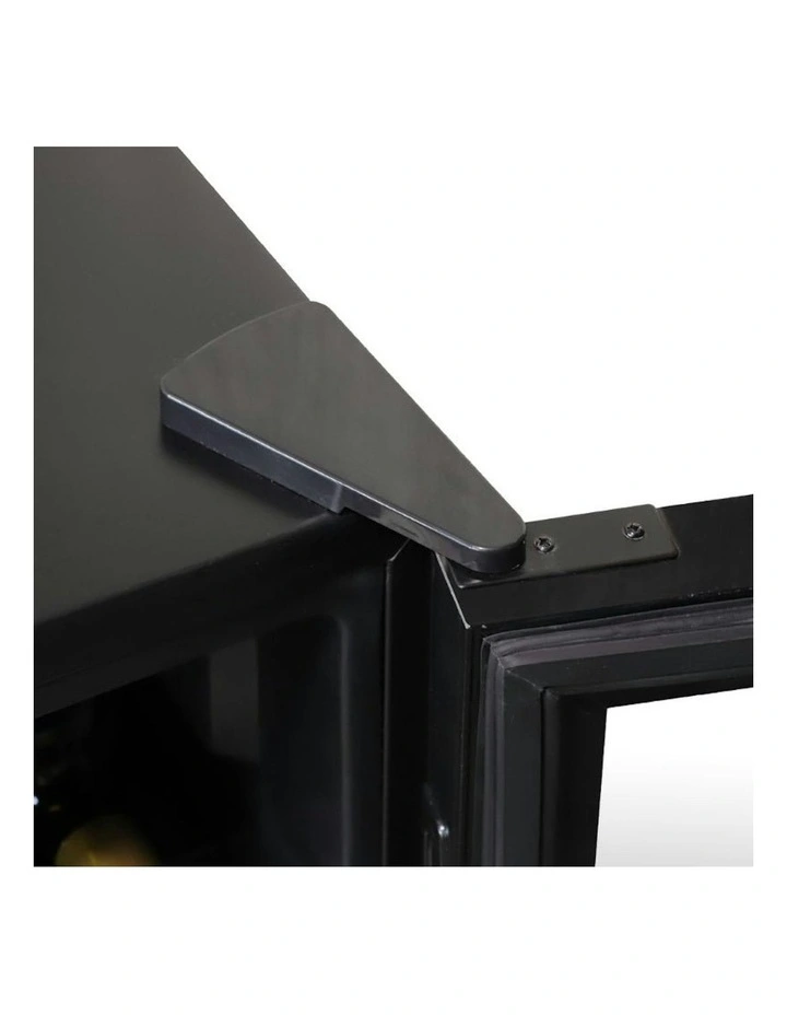 Wine Cabinet Single Zone Freestanding 63 Bottle in Black image 7