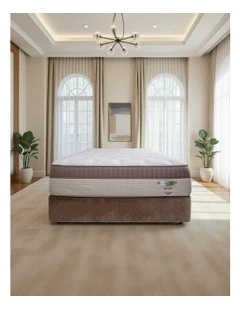 Emporio Platinum Solara Medium Bed Mattress in Cream