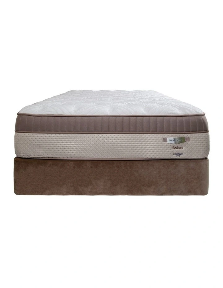 Emporio Platinum Solara Medium Bed Mattress in Cream image 2