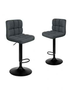 Alfordson Bar Stools L Shape Grey Ralph X2