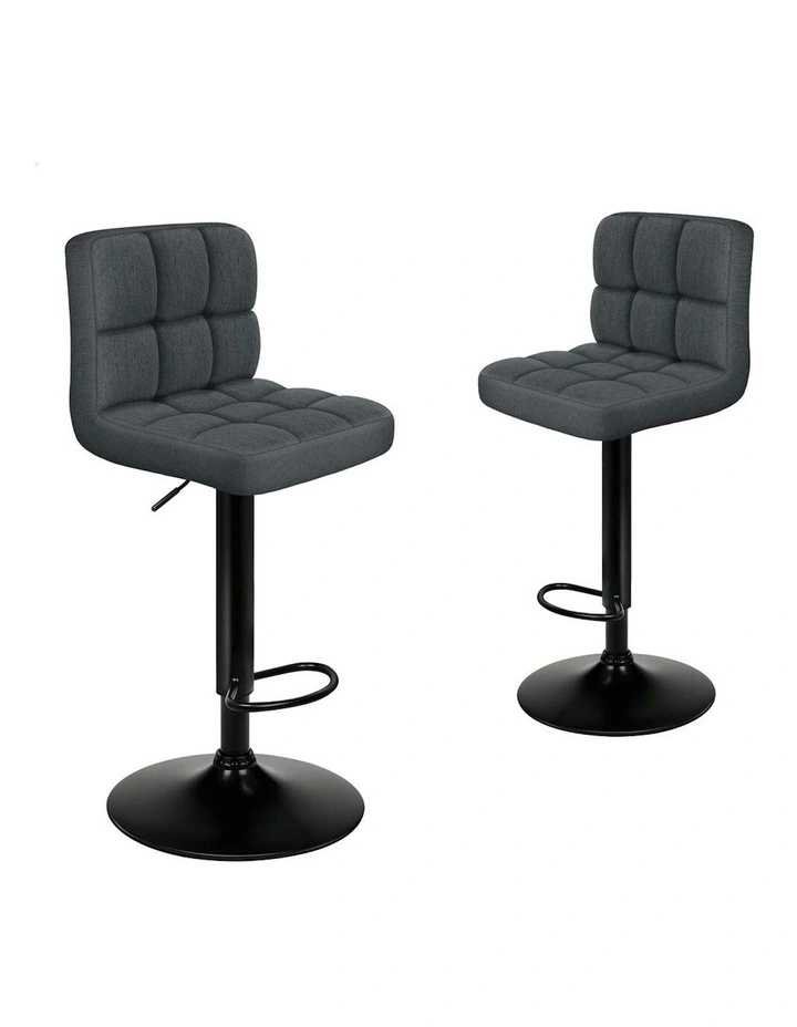 Alfordson Bar Stools L Shape Grey Ralph X2 image 1