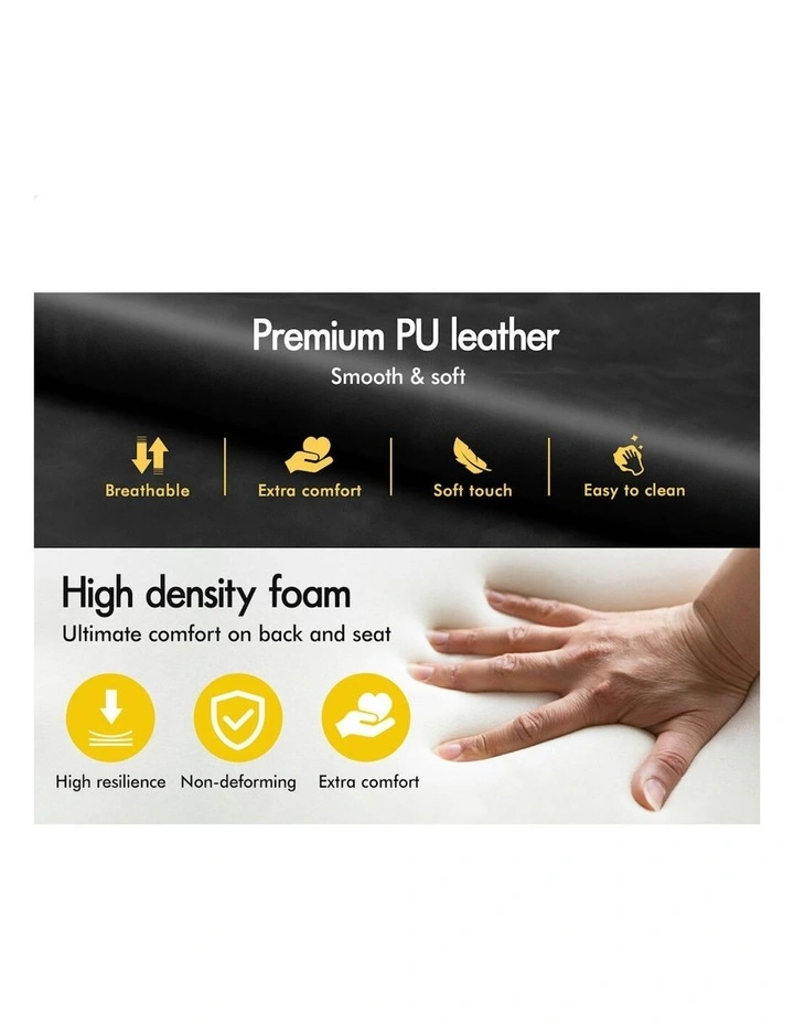 ALFORDSON 2x Bar Stools 66cm Kitchen Counter Metal Vintage Dining Chairs Black image 6