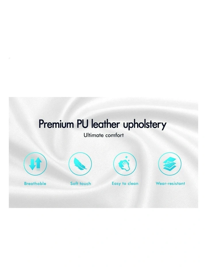 Queen Size Gas Lift Bed Frame in White image 6