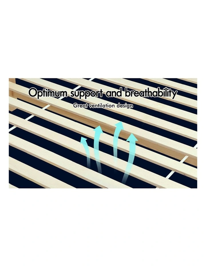 Alfordson Wooden Bed Frame Single Mattress Base Natural image 6