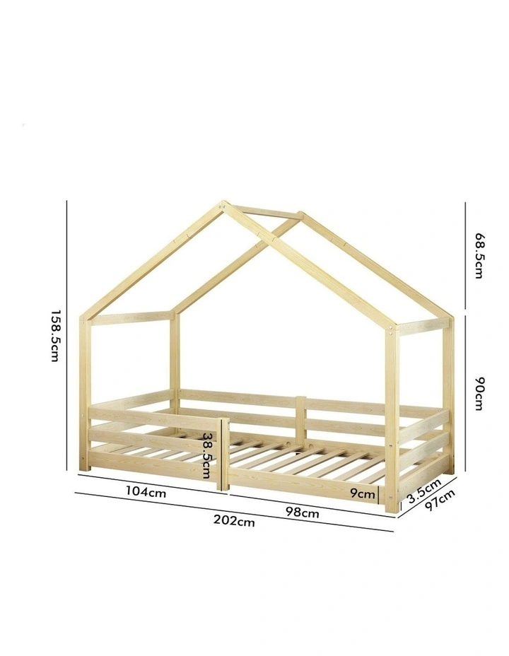 Alfordson Bed Frame Wooden Mattress Base Single Nellie image 7