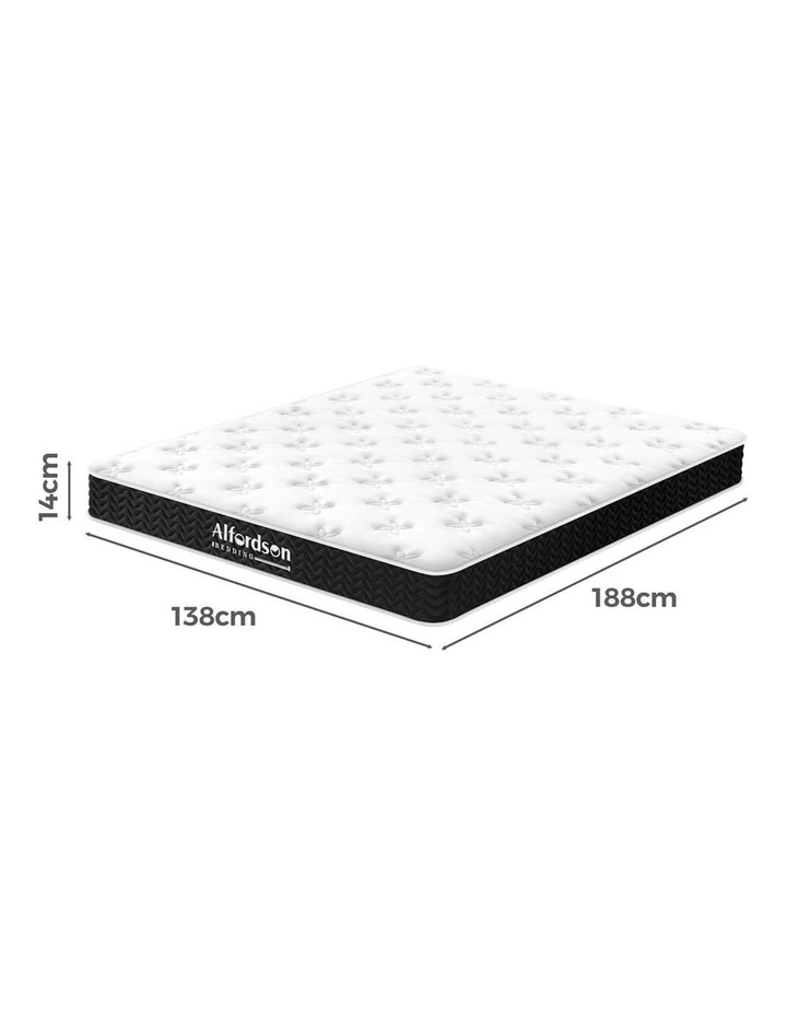 ALFORDSON Mattress 14CM Double Bed Tight Top Spring Foam Bedding Medium Firm image 7