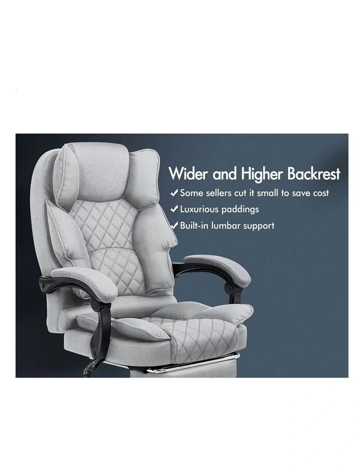 ALFORDSON Office Chair Gaming Executive Seat Computer Racer Fabric Recliner image 3