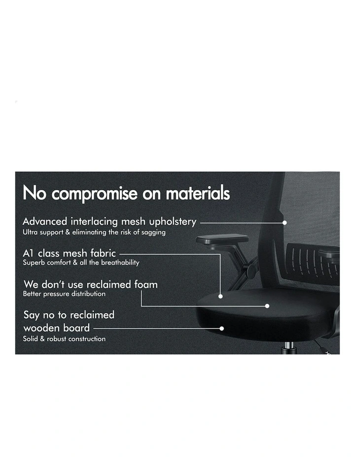 ALFORDSON Mesh Computer Work Office Chair Black image 5