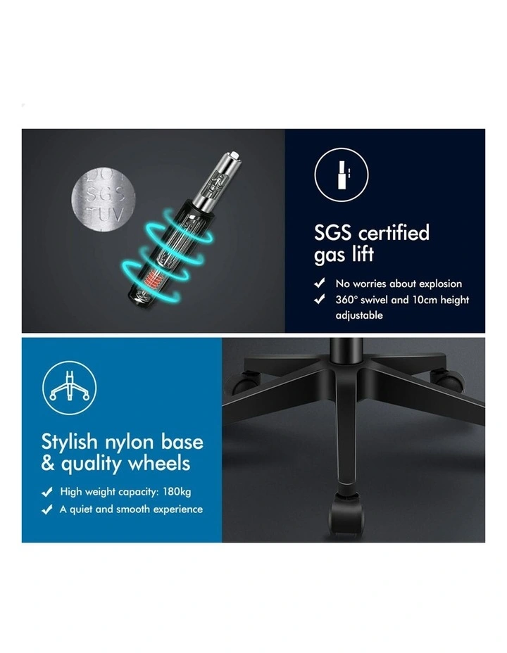 ALFORDSON Mesh Computer Work Office Chair Black image 6