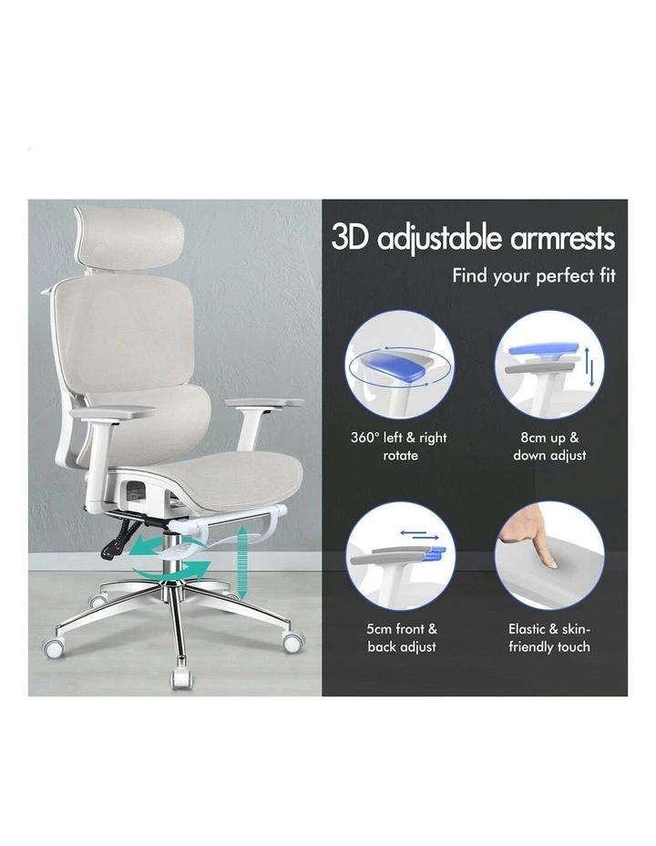 Ergonomic Office Chair in Multi image 5
