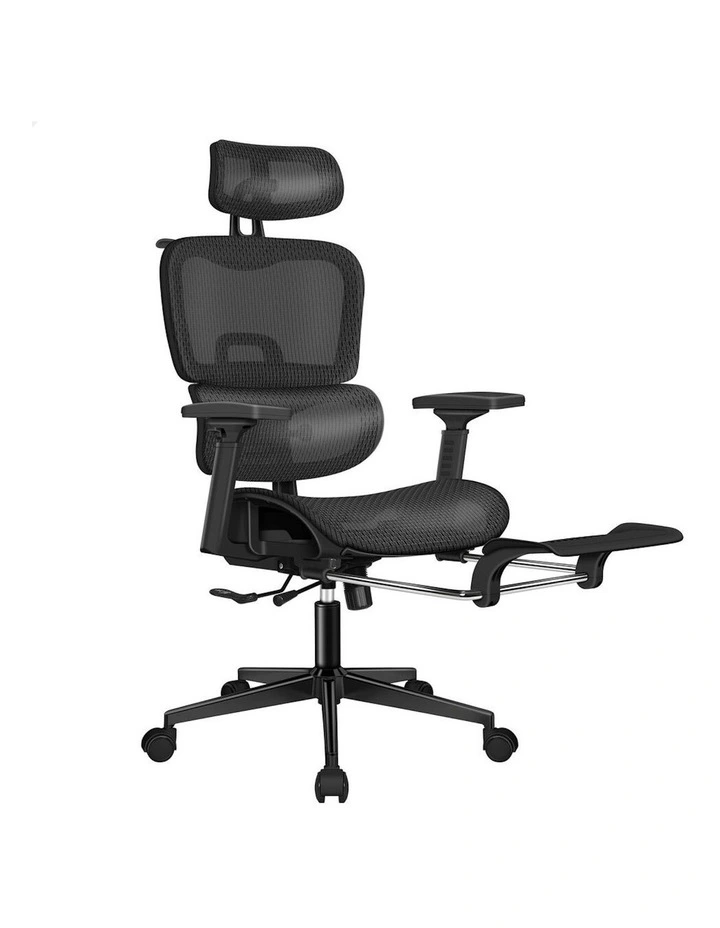 ALFORDSON Ergonomic Office Chair Executive All Black image 1