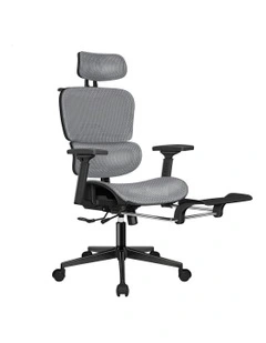 ALFORDSON Ergonomic Office Chair Mesh Executive Racing Computer Seat Black Grey