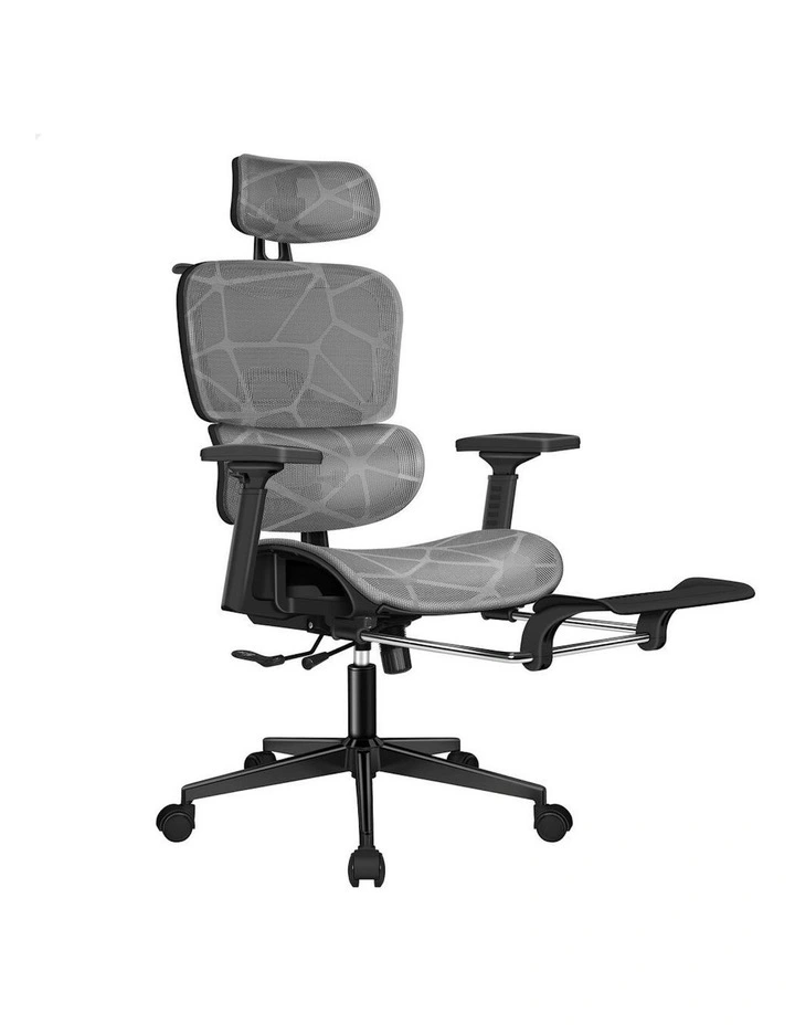 ALFORDSON Ergonomic Office Chair Mesh Executive Gaming Work Seat Black Grey image 1