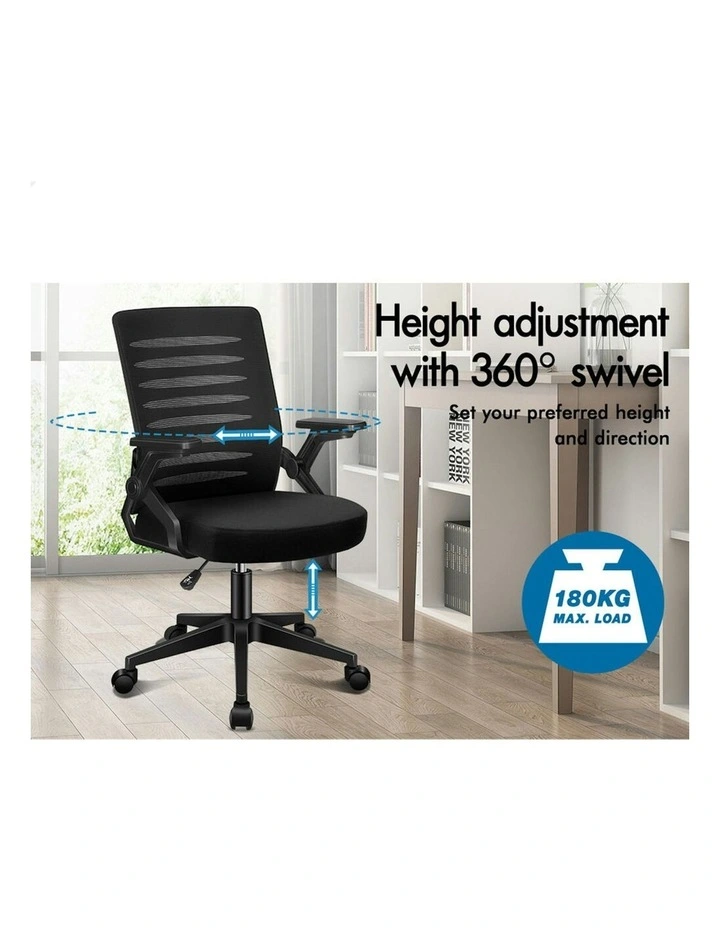 ALFORDSON Mid Back Executive Mesh Office Chair Black image 4
