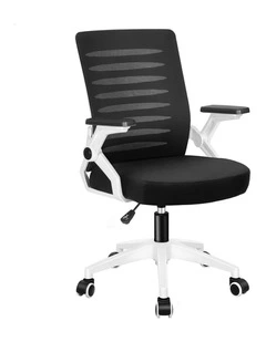 ALFORDSON Mid Back Executive Mesh Office Chair Black White
