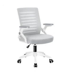 ALFORDSON Mid Back Executive Mesh Office Chair Grey White