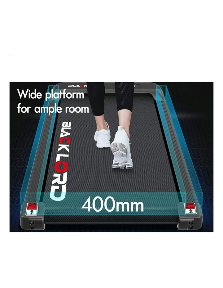 Electric Walking Pad Treadmill in Black image 6
