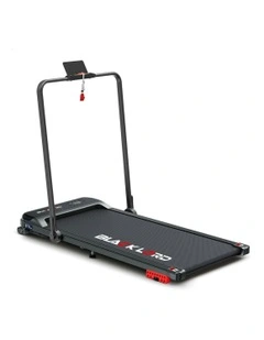 Electric Walking Pad Foldable Treadmill in Black