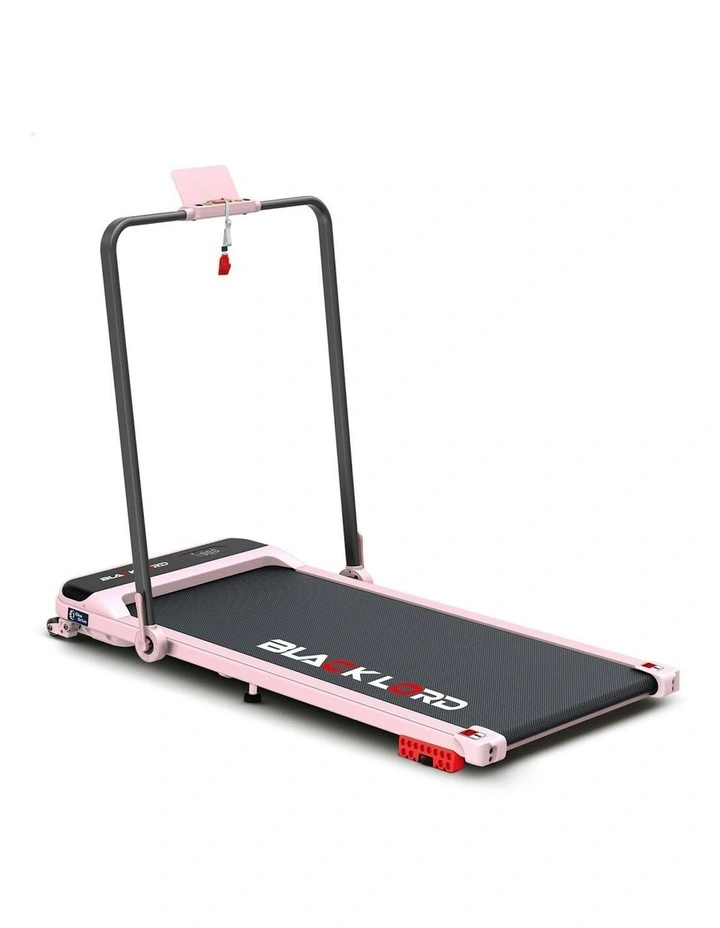 Electric Incline Foldable Treadmill in Black image 1