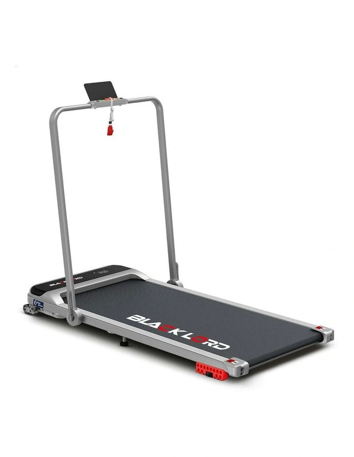 Electric Incline Foldable Treadmill in Black image 1