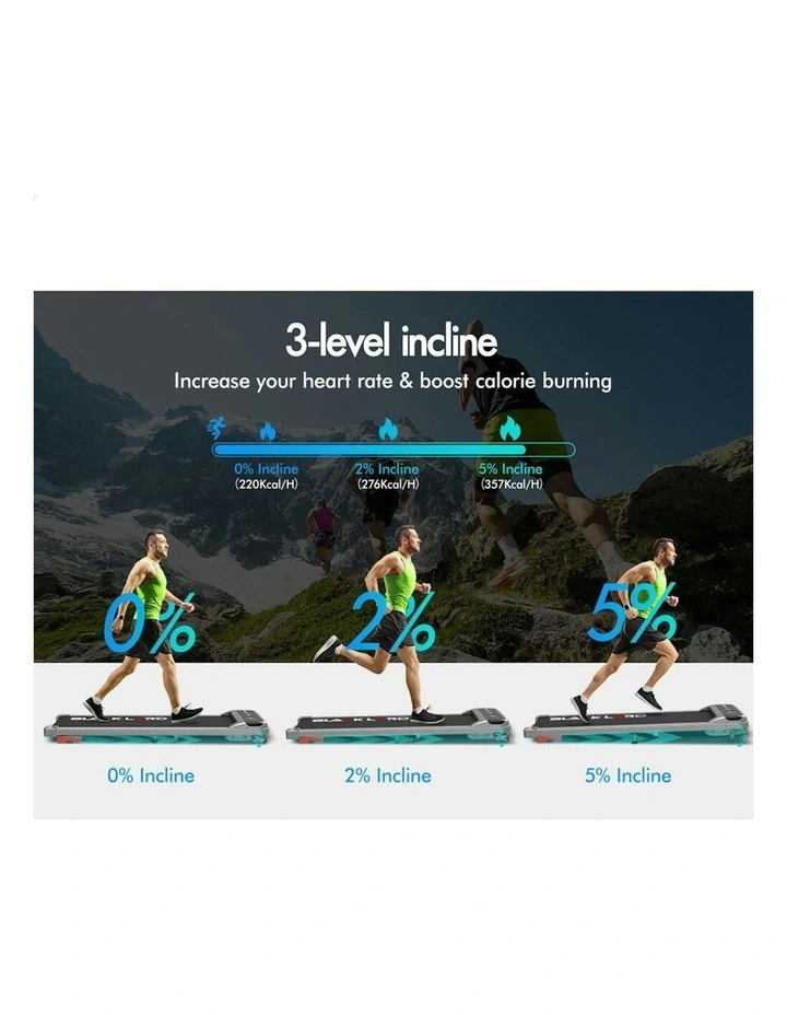 MS2 Incline Electric Walking Pad Treadmill in Silver image 5