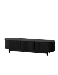 TV Cabinet Entertainment Unit Stand 160cm in Black