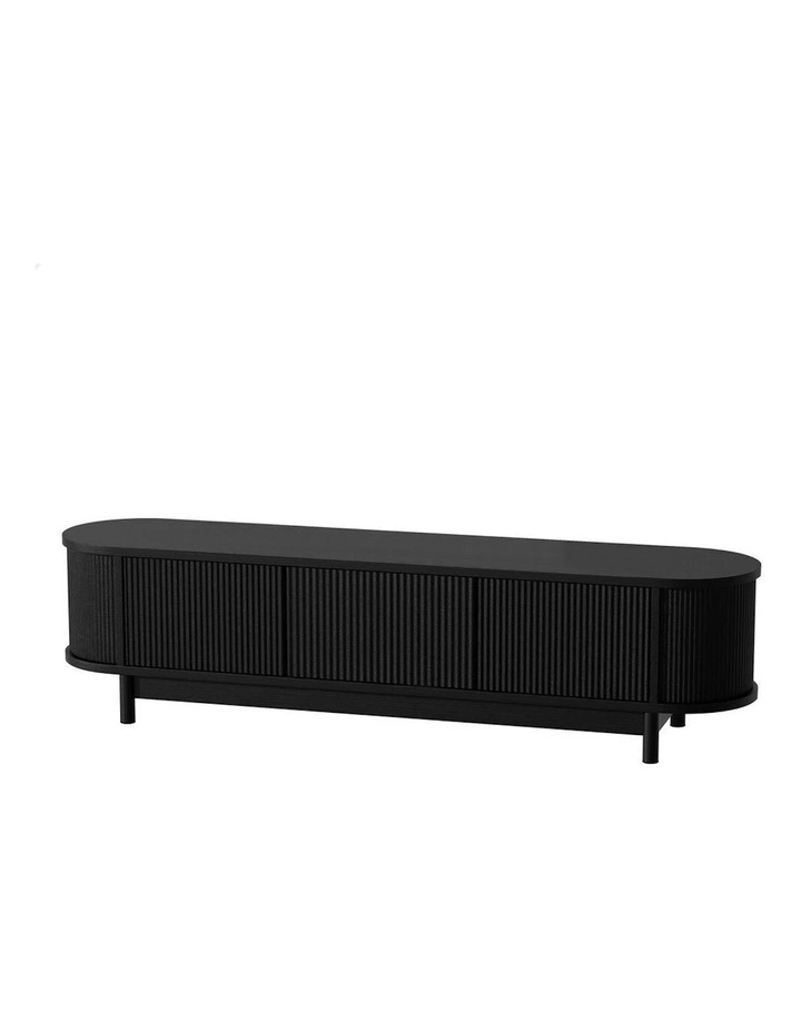 TV Cabinet Entertainment Unit Stand 160cm in Black image 1