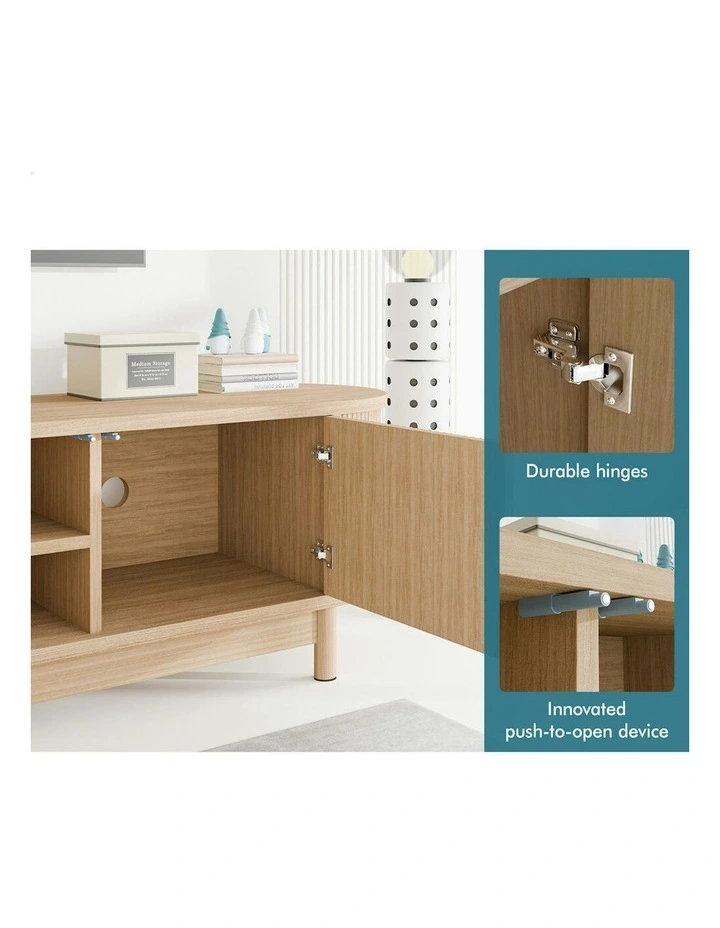 TV Cabinet Entertainment Unit Stand 160cm in Wood image 7