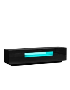 Entertainment Unit Gloss 180cm in Black