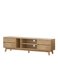 ALFORDSON Entertainment Unit TV Cabinet Stand 180cm Oak
