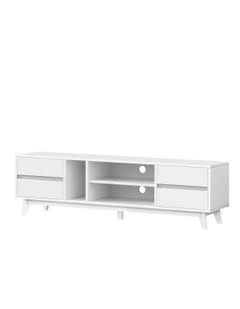 ALFORDSON Entertainment Unit TV Cabinet Stand 180cm White