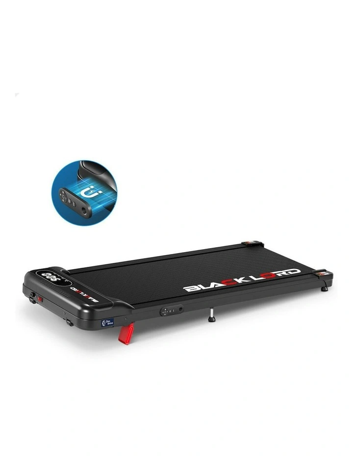 Electric Walking Pad Treadmill in Black image 1