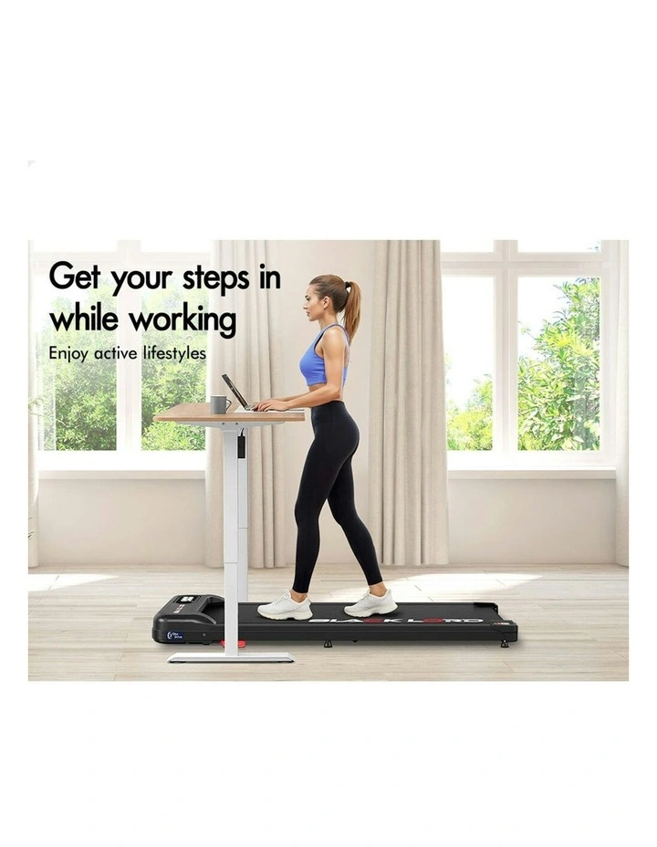 Electric Walking Pad Treadmill in Black image 4