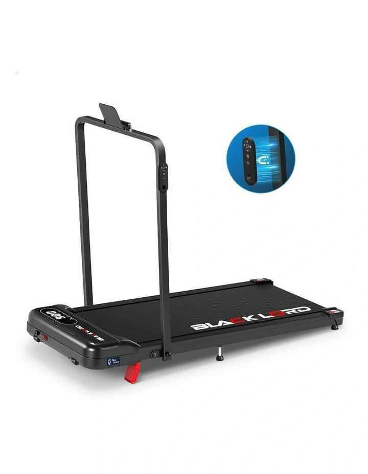 Electric Incline Magnetic Remote Treadmill in Black image 1
