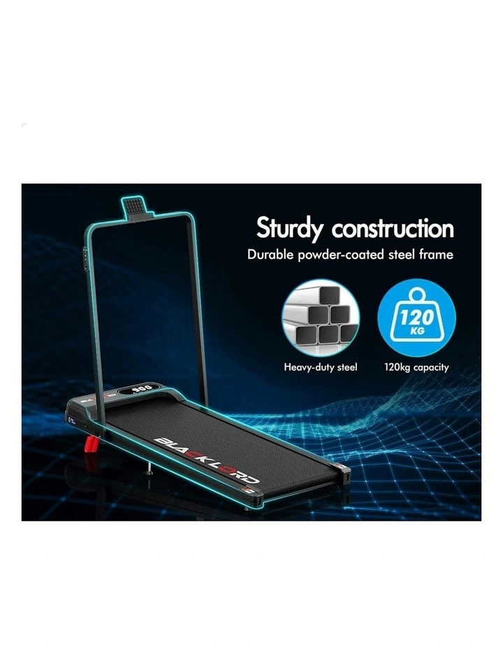 Electric Incline Magnetic Remote Treadmill in Black image 5