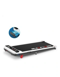 Incline Home Gym Magnetic Remote Electric Walking Pad Treadmill in White