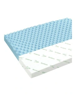 Memory Foam King Size Airflow Wave Mattress Topper 5cm in Multi