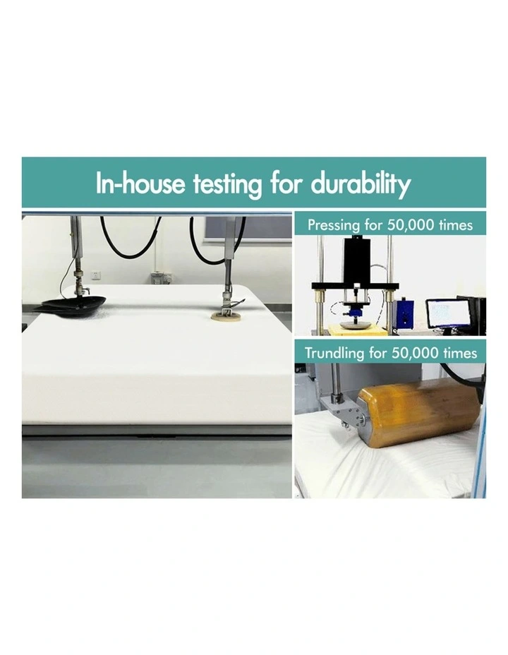 Memory Foam King Size Airflow Wave Mattress Topper 5cm in Multi image 6