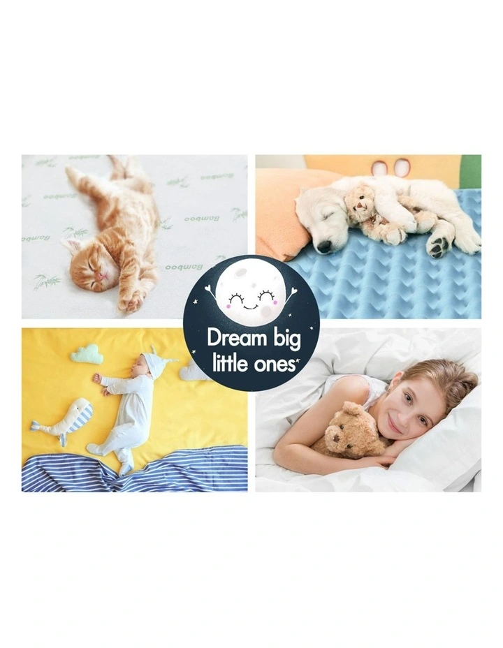 Memory Foam Single Airflow Wave Mattress Topper 5cm in Multi image 6